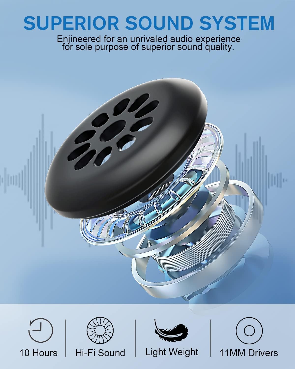 ComfortSound™ Bluetooth Headband Headphones™